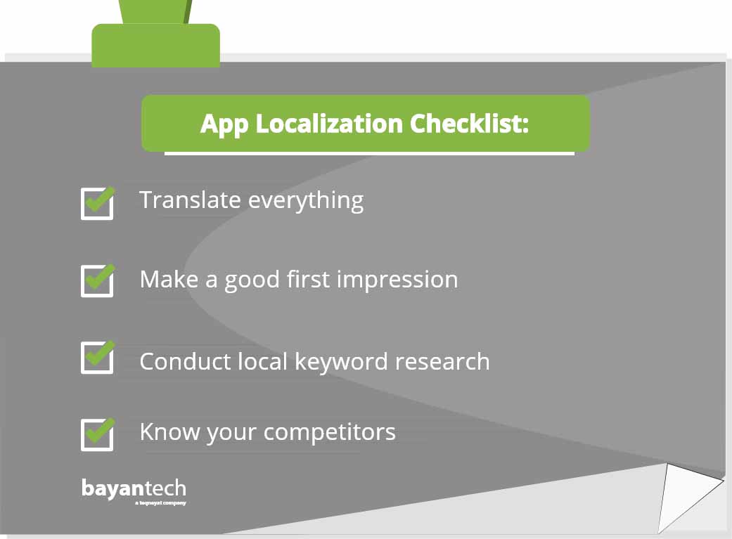 App Localization Checklist