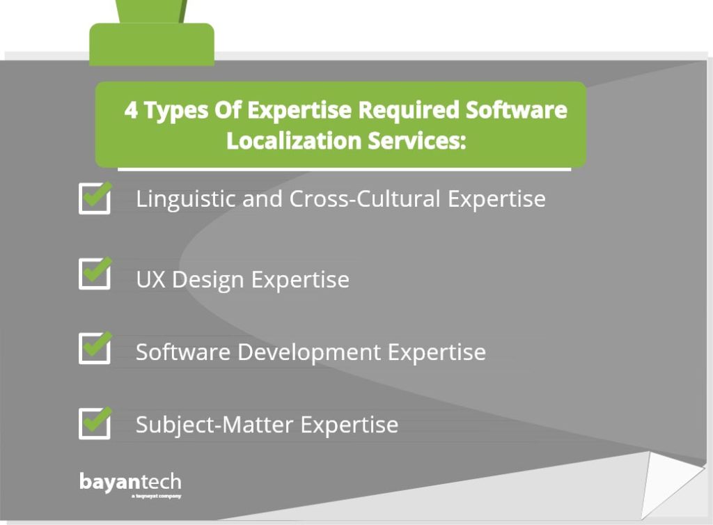 4 Types Of Expertise Required Software Localization Services