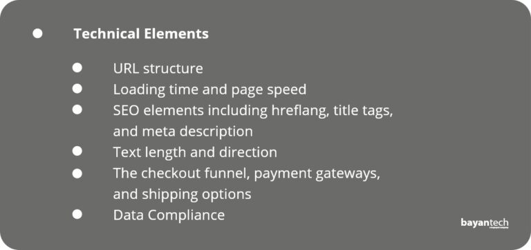 Technical Elements
