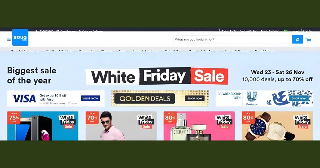 Souq.com, First website that coined Term White Friday in the Middle East