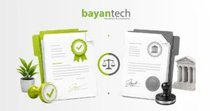 Certified vs sworn translations illustrated with authenticated documents, official seals, legal stamps, and government authority symbols.