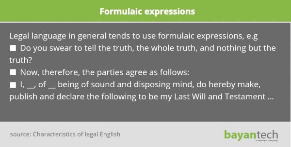 Formulaic expressions