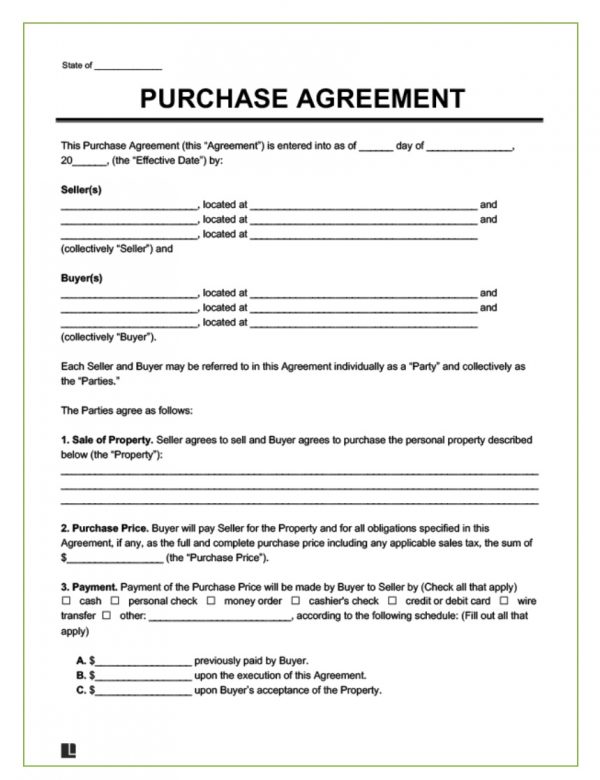 Purchase Contracts
