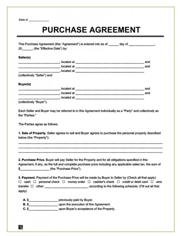 Purchase Contracts