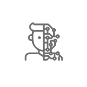 Machine and human icon linking to bayantech machine translation post-editing MTPE services